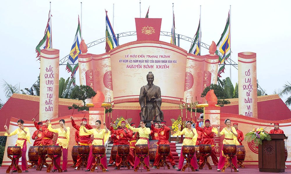 Các lễ hội ngày 28 tháng 11 Âm Lịch -  Hội Đền Trạng Nguyễn Bỉnh Khiêm